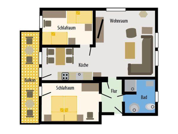 Haus-Karin-Ferienwohnung-2 Büsum Kültér fotó